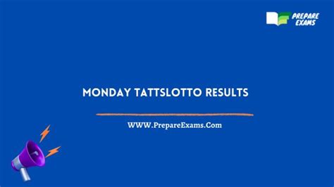 monday tattslotto